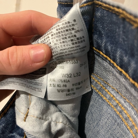 Jeans Lévis 514 32w 32L - Picture 4 of 4